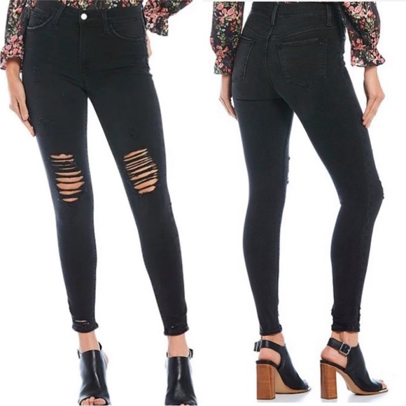 Joe’s Jeans The Charlie High Rise Skinny Ankle Jeans Faded Black - Picture 1 of 12